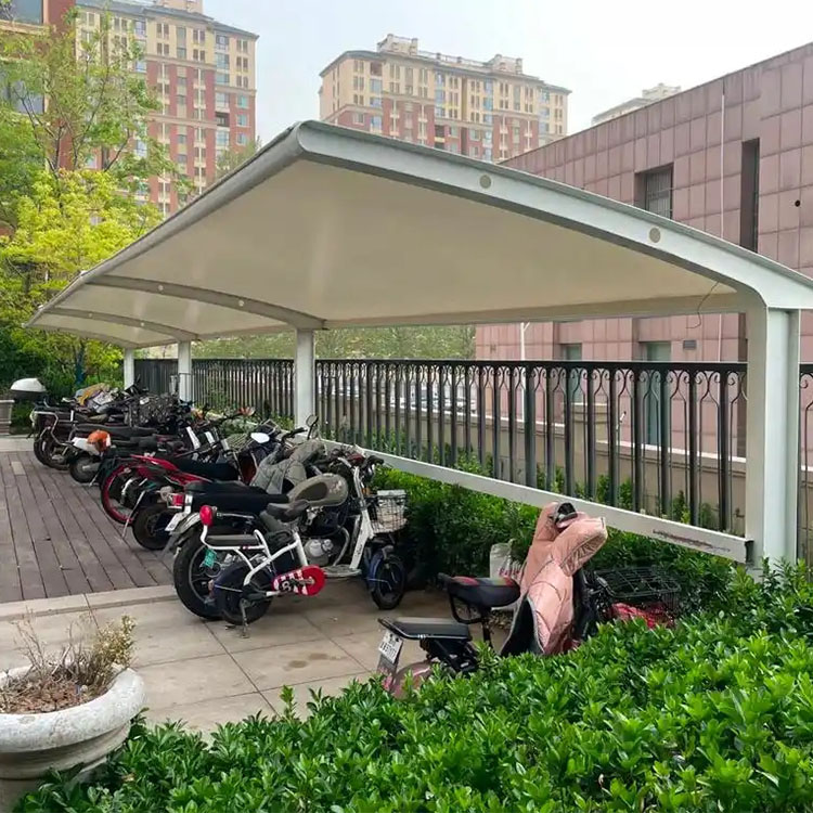 南乐县膜结构电动车棚